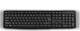 Беспроводная клавиатура AlterAcs K001-ORE Black