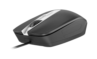 Genius Мышь DX-180, USB, чёрная, оптическая, 800-1600dpi, подходит под обе руки