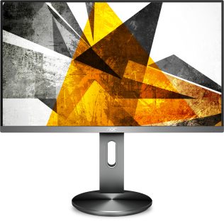 AOC Монитор LCD 27'' [16:9] 3840x2160(UHD 4K) IPS, nonGLARE, 60 Hz, 350 cd/m2, H178°/V178°, 1000:1, 50М:1, 1.07B, 5ms, 2xHDMI, DP, USB-Hub, Height adj, Pivot, Tilt, Swivel, Speakers, 3Y, Black