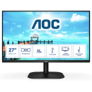AOC Монитор LCD 27'' [16:9] 1920х1080(FHD) IPS, nonGLARE, 250cd/m2, H178°/V178°, 1000:1, 20M:1, 16.7M, 4ms, VGA, HDMI, Tilt, 3Y, Black
