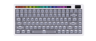 Клавиатура механическая беспроводная Dareu A84 Pro White (белый), 84 клавиши, switch BlueSky V3 (linear), подсветка RGB, подключение проводное+Bluetooth+2.4GHz, аккумулятор 2000mAh