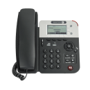 8001 Deskphone - Entry-level SIP phone with high quality audio, 2 SIP accounts, 2 Fast Ethernet ports, POE or power supply connector, audio controls key, 3,5mm/RJ9 Headset connections, 4 programmable keys, without power supply