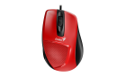 Мышь DX-150X, USB, G5, красная/чёрная (red, optical 1000dpi, подходит под правую руку) new package