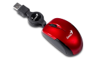 Genius Мышь Micro Traveler super mini size 74mm Ruby Red new package