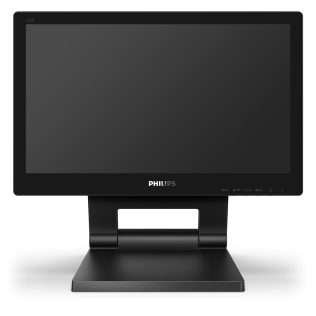 PHILIPS Монитор LCD 15.6'' [16:9] 1366х768(WXGA) TN, nonGLARE, TOUCH, 60 Hz, 200 cd/m2, H90°/V60°, 500:1, 20М:1, 262K, 4ms, VGA, DVI, HDMI, DP, USB-Hub, Height adj, Tilt, Speakers, 3Y, Black