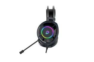 Dareu Гарнитура игровая проводная EH469 Black (черный), подсветка RGB, подключение USB, кабель 2.4м