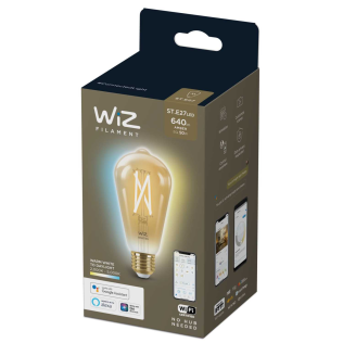 Лампа WiZ  Wi-Fi BLE50WST64E27920-50Amb1PF/6