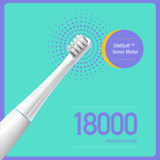 Звуковая электрическая зубная щетка DR.BEI Sonic Electric Toothbrush GY1 белая