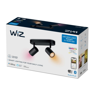 Светильник IMAGEO WiZ Spots 2x5W B 22-65K RGB