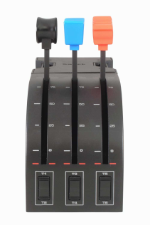 Контроллер для игровых авиасимуляторов Logitech G Flight Throttle Quadrant (блок рычагов для авиасимуляторов) (M/N: J-U0014)
