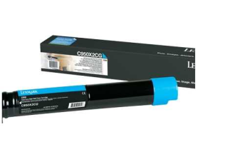 Lexmark Картридж сверхвысокой емкости с голубым тонером для C950de, C950 22K Cyan Toner Cartridge