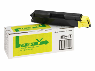 KYOCERA Тонер-картридж TK-580Y 2 800 стр. Yellow для FS-C5150DN