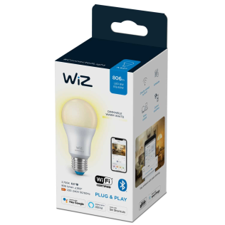 Лампа WiZ Wi-Fi BLE 60W A60 E27 927 DIM1PF/6