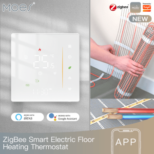 Термостат MOES (Zigbee) Smart Thermostat ZHT-006-GB-WH-MS