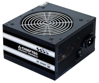 Chieftec Блок питания 600W Smart ATX-12V V.2.3 12cm fan, Active PFC, Efficiency 80% with power cord