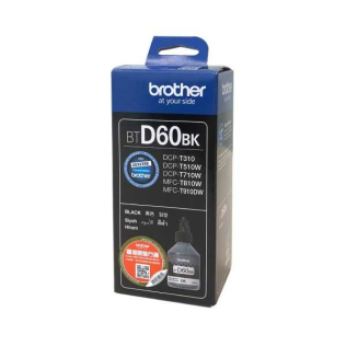 Brother Бутылка с оригинальными чернилами BTD60BK для принтера DCP-T710W, DCP-T510W, DCP-T310. Емкость до 6500 страниц.