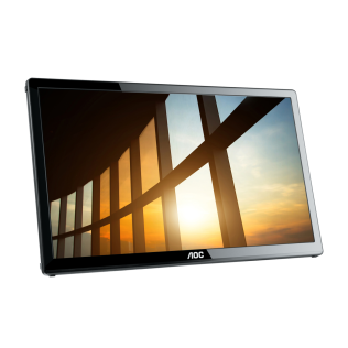 AOC Монитор LCD 15.6'' 16:9 1920х1080(FHD) IPS, nonGLARE, 60 Hz, 220cd/m2, H160°/V160°, 700:1, 100M:1, 262K, 10ms, Pivot, Tilt, 3Y, Black