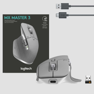 Мышь беспроводная Logitech MX Master 3 MID GREY (M/N: MR0077 / C-U0007)