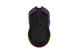 Мышь игровая беспроводная Dareu EM901 Black (черный), DPI 600-10000, подсветка RGB, подключение: проводное+2.4GHz, размер 125x67x39мм