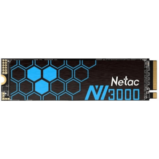 Твердотельный накопитель Netac NV3000 PCIe 3 x4 M.2 2280 NVMe 3D NAND SSD 1TB, R/W up to 3100/2100MB/s, with heat sink 5Y