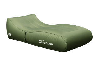 Надувной матрас-шезлонг Aerogogo GIGA PS2 зеленый