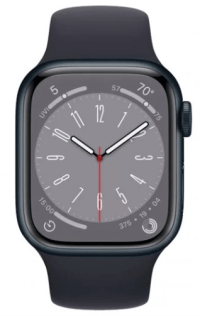 Часы Apple Watch Series 8 GPS 41mm Midnight Aluminium Case with Midnight Sport Band - Regular S/M