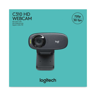 Веб-камера Logitech C310 (HD 720p/30fps, фокус постоянный, угол обзора 60°, кабель 1.5м) (M/N: V-U0015)