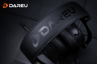 Гарнитура игровая проводная Dareu EH925s Pro Black (черный), подсветка RGB, съемный микрофон с  шумоподавлением, подключение USB, длина кабеля 2,2м