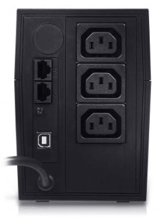 Powercom Raptor, Интерактивная, 1000 VA / 600 W, Tower, IEC, USB, USB
