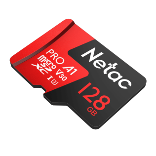 Карта памяти Netac MicroSD card P500 Extreme Pro 128GB, retail version w/SD adapter