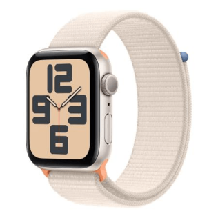 Смарт-часы Apple Watch SE 2023 A2723 44мм OLED корп.сияющ.зв. Sport Loop рем.сияющ.зв. р.бр.:145-220 MRE63LL/A