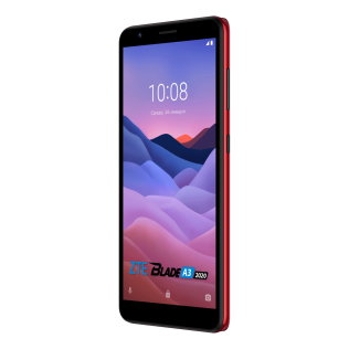 ZTE Blade A3 2020 NFC Красный, 5.45'' 18:9 1440x720, 1.4GHz, 4 Core, 1GB RAM, 32GB, up to 128GB flash, 8Mpix/5Mpix, 2 Sim, 2G, 3G, LTE, BT v4.2, Wi-Fi, NFC, GPS / AGPS, GLONASS, Micro-USB, 2600mAh, Android 9 Pie (версия Go), 160g, 146 ммx70,9 ммx9,5 мм
