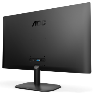 AOC Монитор LCD 23.8'' [16:9] 1920х1080(FHD) IPS, nonGLARE, 75 Hz, 250 cd/m2, H178°/V178°, 1000:1, 20М:1, 16.7M, 4ms, VGA, HDMI, Tilt, 3Y, Black