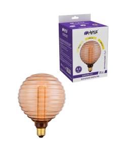 HIPER LED VEIN G130 4.5W 300Lm E27 1800K Amber 3-STEP dimmable