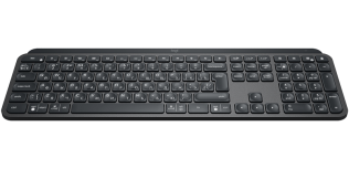 Клавиатура беспроводная Logitech MX Keys (GRAPHITE, подсветка, 2.4GHZ/BT) (M/N: YR0073 / C-U0008)