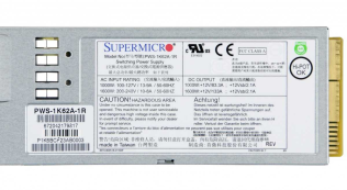 SuperMicro 1600W, Titanium Level, Redundancy