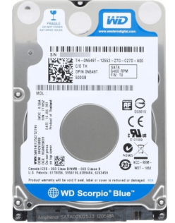 Жесткий диск Western Digital Scorpio WD10JUCT 1TB 2.5