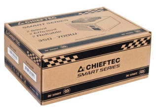 Chieftec Блок питания 500W Smart ATX-12V V.2.3 12cm fan, Active PFC, Efficiency 80% with power cord