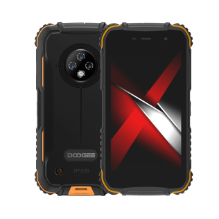 Doogee S35 Fire Orange, 5'' 18:9 720x1280, 4х1.8 ГГц, 4 Core, 3GB RAM, 16GB, up to 256GB flash, 13 МП+2 МП+2 МП/5Mpix, 2 Sim, 2G, 3G, LTE, BT v5.0, Wi-Fi, GPS, Micro-USB, 4350 мА·ч, Android 10, 189g, 152,65 ммx80.3 ммx15,7 мм