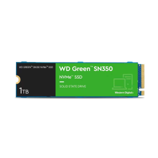 Твердотельный накопитель SSD WD Green SN350 NVMe WDS100T3G0C 1ТБ M2.2280 (QLC)