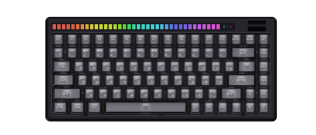 Клавиатура механическая беспроводная Dareu A84 Pro Black (черный), 84 клавиши, switch BlueSky V3 (linear), подсветка RGB,  подключение проводное+Bluetooth+2.4GHz, аккумулятор 2000mAh