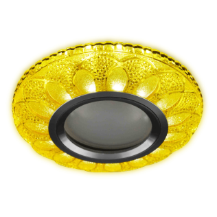 HIPER Светильник встраиваемый тёплый коричневый круглый H065-1 MR16+3Вт LED Диаметр 9,5см LED + GU5.3