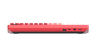 Клавиатура механическая беспроводная Dareu A84 Pro Flame Red (красный), 84 клавиши, switch BlueSky V3 (linear), подсветка RGB, подключение проводное+Bluetooth+2.4GHz, аккумулятор 2000mAh