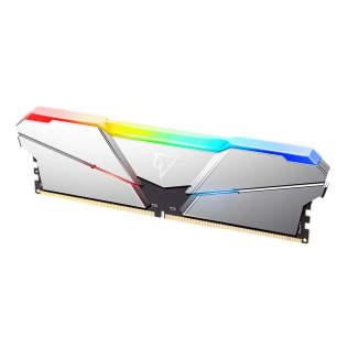 Модуль памяти Netac Shadow RGB DDR5-4800 32GB (16GB x 2) C40 Silver U-DIMM 288-Pin DDR5 / PC PC5-38400 1.1V RGB Радиатор