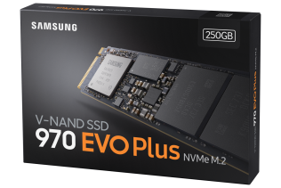 Накопитель твердотельный Samsung MZ-V7S250BW 970 EVO Plus 250GB, M.2, PCIe G3x4, NVMe 1.3