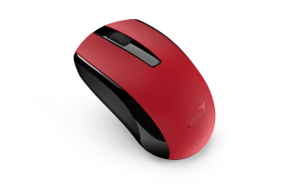 Мышь беспроводная Genius ECO-8100 красная (Red), 2.4GHz, BlueEye 800-1600 dpi, аккумулятор NiMH new package