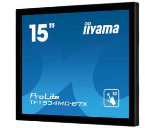 IIYAMA Монитор LCD 15' 1024x768 TN TOUCH, 250cd/m2 H170°/V160° VGA, DVI, HDMI Speakers,Black