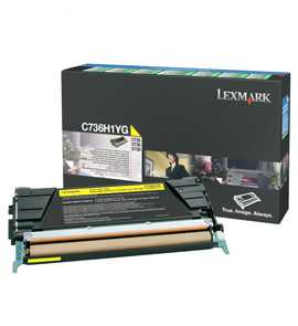 Lexmark C736 Yellow High Yield Return Program Print Cartridge (10K)