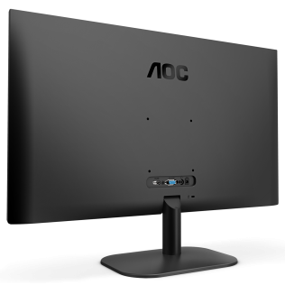 AOC Монитор LCD 23.8'' [16:9] 1920х1080(FHD) VA, nonGLARE, 75 Hz, 250 cd/m2, H178°/V178°, 3000:1, 20М:1, 16.7M, 4ms, VGA, HDMI, Tilt, 3Y, Black
