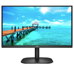 AOC Монитор LCD 21.5'' 16:9 1920х1080(FHD) VA, nonGLARE, 75 Hz, 200 cd/m2, H178°/V178°, 3000:1, 20М:1, 16.7M, 6,5ms, VGA, HDMI, Tilt, 3Y, Black